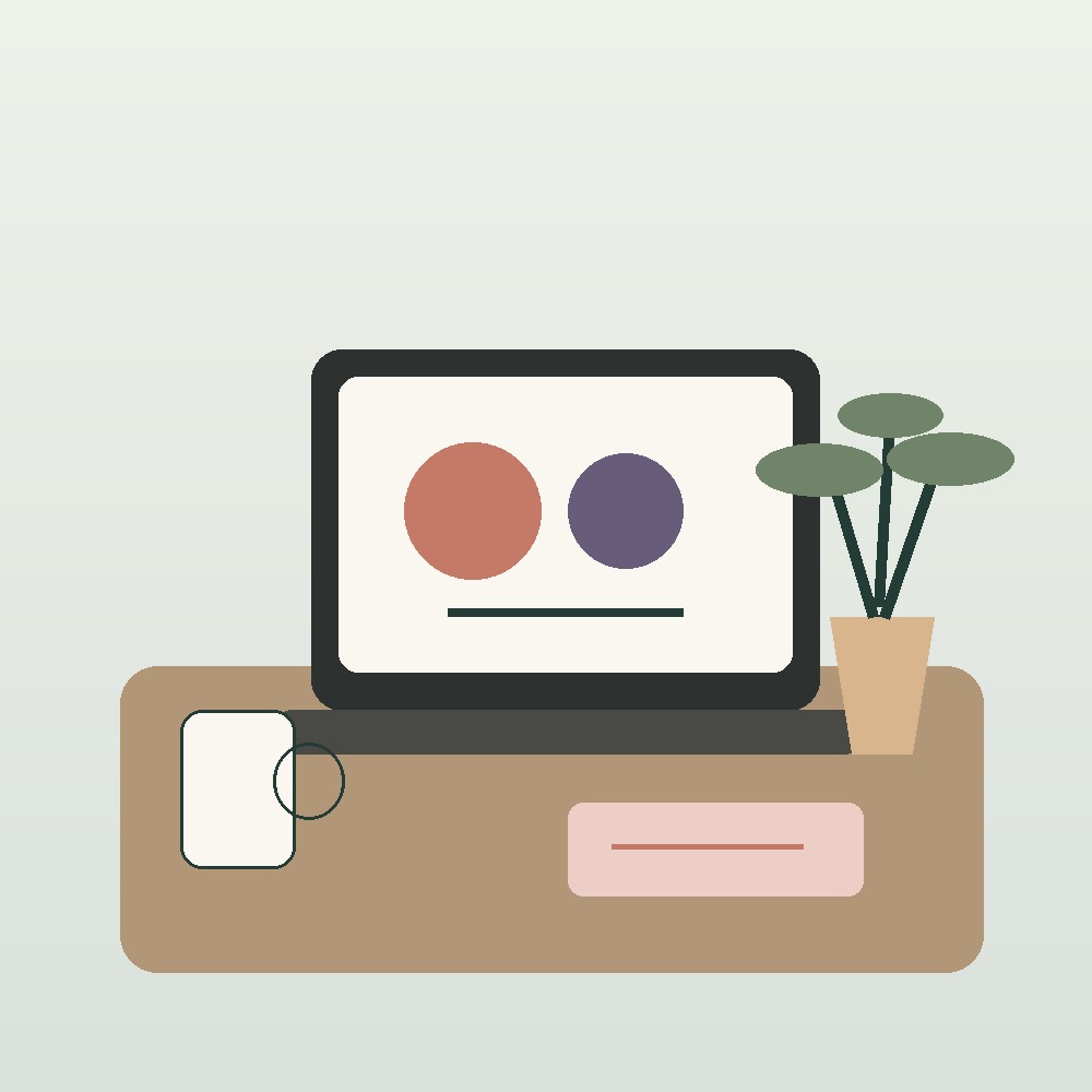 Ilustração editorial de atendimento online